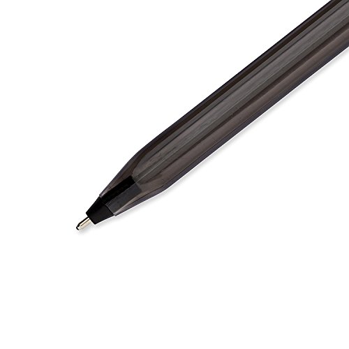 Paper Mate InkJoy 100ST Ballpoint Stick Pens, Medium Point, Black Ink, Pack of 8