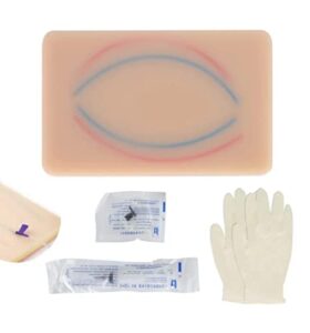 injection training pad model, reusable and durable for medical students practice/training,4 veins imbedded 3 skin layers