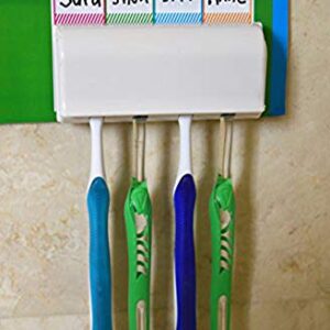 izer Rewards Chart for Kids with Magnets and Tooth Brush Holder, for toothbrushing