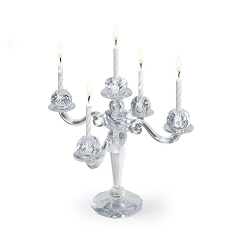 Fancy That 5228997 Cake Candelabra Birthday Holder with 9 Candles, 6.566, Assorted