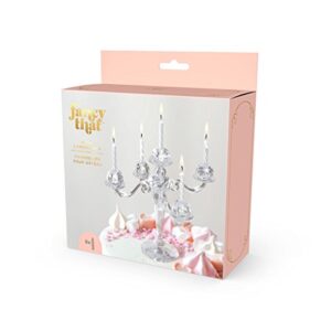 Fancy That 5228997 Cake Candelabra Birthday Holder with 9 Candles, 6.566, Assorted