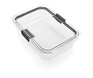 rubbermaid brilliance food storage container, 100% leak-proof, large, 9.6 cup