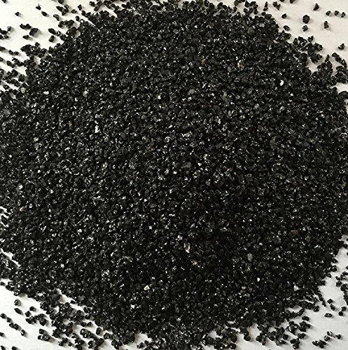 1 LB Gorgeous Aquarium Decoration - Aquarium Black Bottom Sand - Succulents Pavement