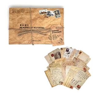 koolemon vintage theme postcard set 30 cards diy postcards gift message card paper bookmark for worth collecting,retro