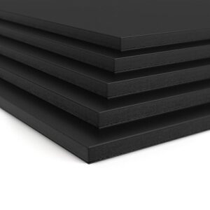 Arteza Black Foam Boards, Pack of 12, 20 x 30 x 0.2 inches, Smooth Double Sided Craft Foam Sheet, Art Supplies for School and Office Projects and Presentations