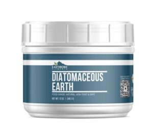 earthborn elements diatomaceous earth (12 oz), resealable bucket, pure freshwater amorphous silica