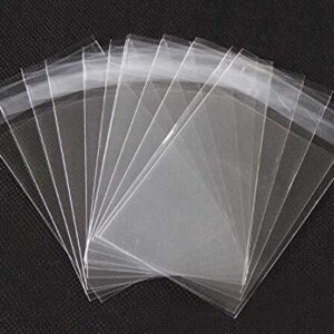 ericotry 100Pcs Clear Resealable Cello / Cellophane Bags Treat Bag Packaging Bags with Adhesive Closure Good for Bakery Candle Candies Cookies Snacks Poly Bags (9" X 12")