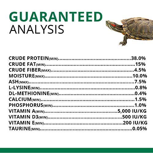 Fluval Bug Bites Turtle Food, Pellets for Small to Medium Sized Turtles, 1.5 oz., A6592, Brown