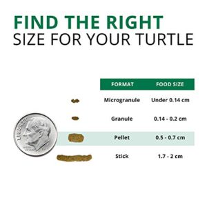 Fluval Bug Bites Turtle Food, Pellets for Small to Medium Sized Turtles, 1.5 oz., A6592, Brown