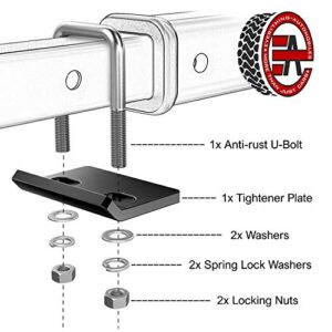 Hitch Tightener for 1.25 inch and 2 Inch Tow Trailer Hitches, Anti Rattle for a Wobble Free Quiet Ride. by Everything Automobiles