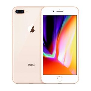 apple iphone 8 plus, 256gb, gold - for sprint / verizon (renewed)