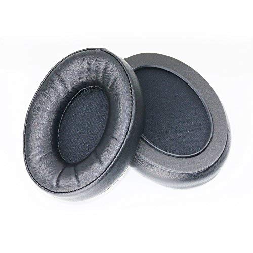 NewFantasia Replacement Earpads Compatible with Sennheiser HD650 / HD600 / HD580 / HD565 / HD545 Headphones Sheepskin Leather Memory Foam Ear Pad Cushions