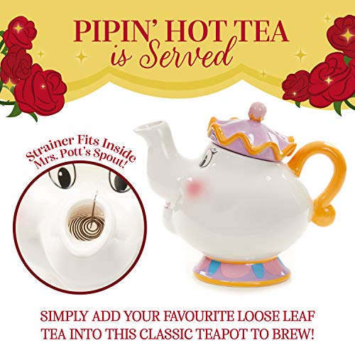 Paladone Mrs. Potts Tea Pot - Beauty and Beast - Officially Licensed Disney Merchandise