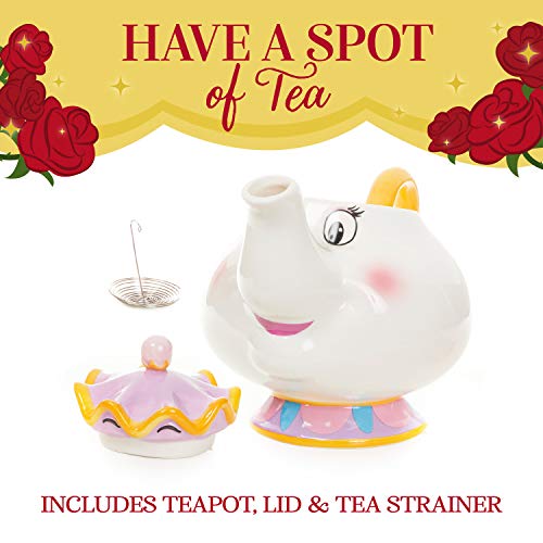 Paladone Mrs. Potts Tea Pot - Beauty and Beast - Officially Licensed Disney Merchandise