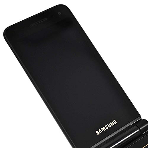 Samsung Galaxy Folder 2 (SM-G1650) 16GB Black, 3.8" Display, 8.0 MP, (GSM Only, No CDMA) Unlocked International Version , No Warranty