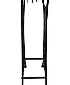 Kings Brand Furniture - Free Standing Wine Storage Organizer Rack Display Stand with Glass Holders