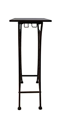 Kings Brand Furniture - Free Standing Wine Storage Organizer Rack Display Stand with Glass Holders