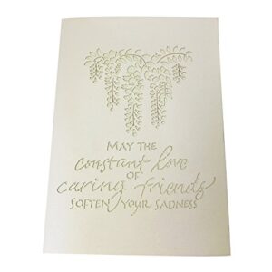 WOWPAPERART Wisteria Tree Sympathy & Condolence Card (Original) - 3D Pop Up Greeting Card