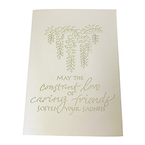 WOWPAPERART Wisteria Tree Sympathy & Condolence Card (Original) - 3D Pop Up Greeting Card