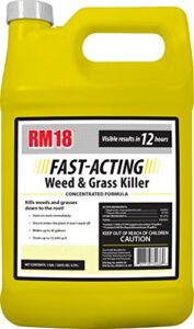 rm18 fast-acting weed & grass killer herbicide, 1-gallon