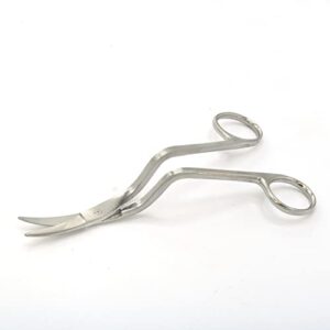 precise canada: 6" large double curved scissors - stainless steel embroidery supplies
