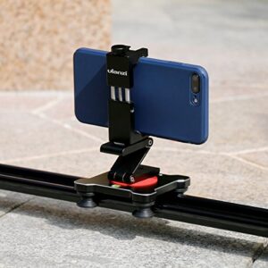 Ulanzi ST-02S Aluminum Phone Tripod Mount w Cold Shoe Mount, Support Vertical and Horizontal, Universal Metal Adjustable Clamp for iPhone 12 11 Pro Xs X Max 8 7 Plus Samsung Android Smartphones