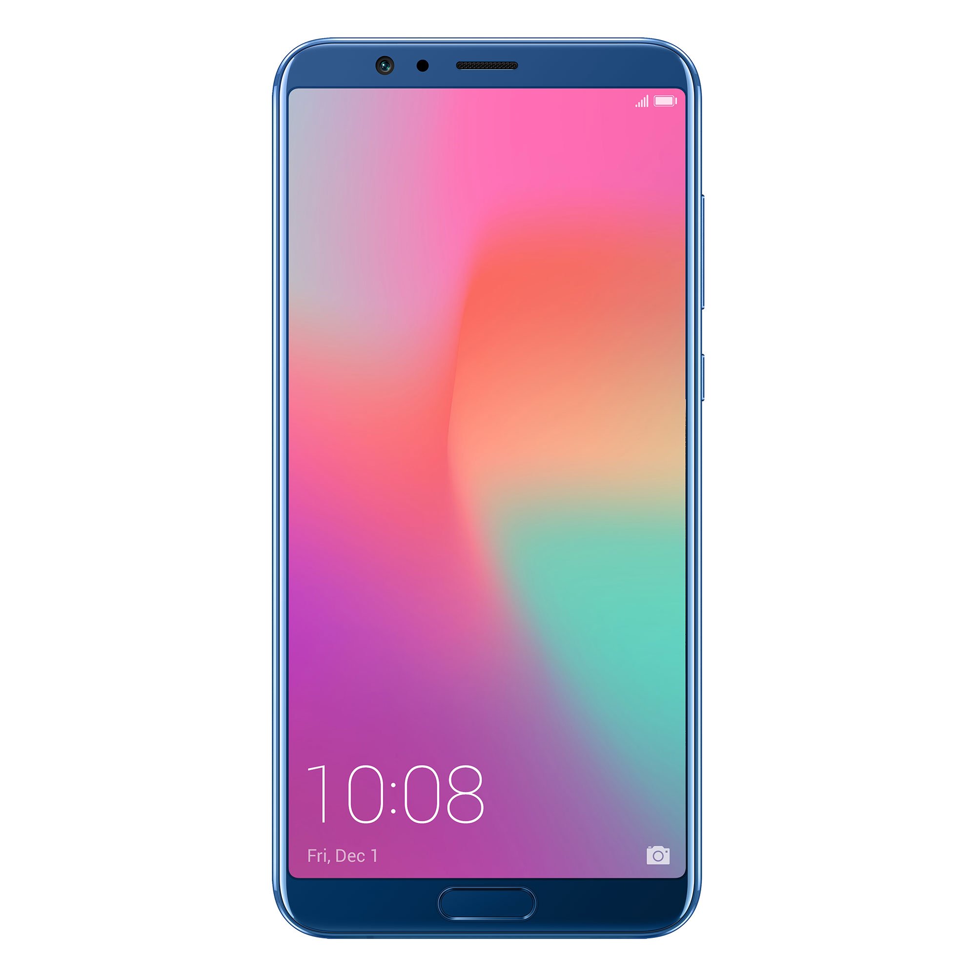 Honor View10 GSM Unlocked Smartphone, AI Processor, 5.99” FullView Display, 20MP + 16MP Dual-Lens AI Camera, Dual SIM 4G, Fast Charging, 6/128 GB, Blue (US Warranty)