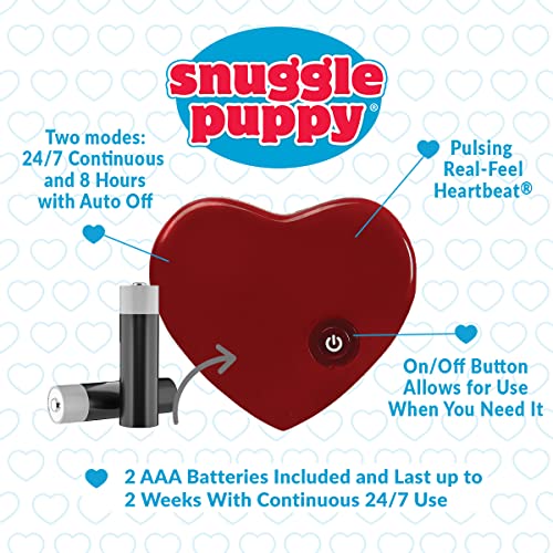 Original Snuggle Puppy Starter Kit with Snuggle Puppy Included. Starter Kit for Anxiety Relief and Calming Aid. Biscuit Coloured Puppy Included and Neutral Toy.