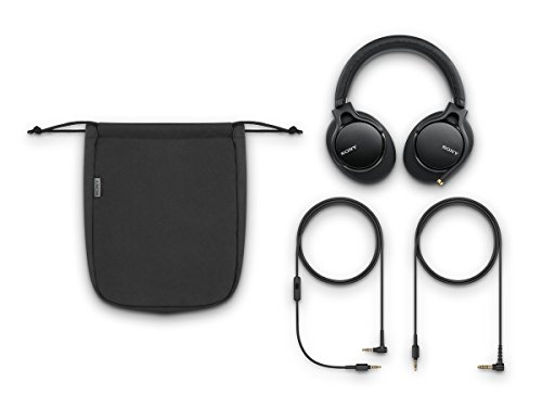 Sony MDR1AM2 Wired High Resolution Audio Overhead Headphones, Black (MDR-1AM2/B), 9.2 x 4.4 x 10.2 inches