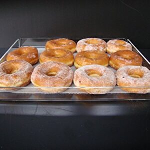 Displays2buy Acrylic Pastry Bakery Donut Bagels Cookie Display Case w/3 trays