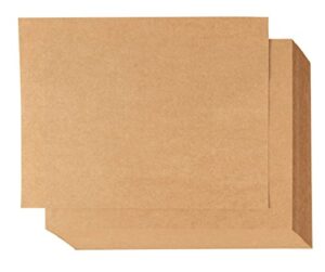 blank postcards - 100-sheet kraft paper postcards, printable blank note cards for inkjet and laser printers, 2 per page 200 cards in total, perforated, 170gsm cardstock 5.5 x 8.5 inches