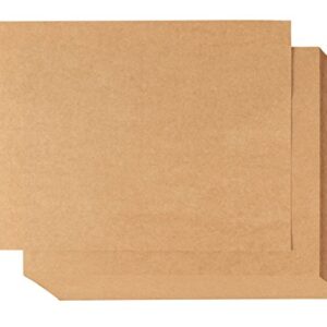 Blank Postcards - 100-Sheet Kraft Paper Postcards, Printable Blank Note Cards for Inkjet and Laser Printers, 2 Per Page 200 Cards in Total, Perforated, 170GSM Cardstock 5.5 x 8.5 Inches