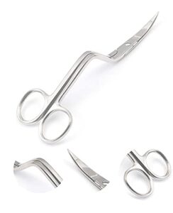 odontomed2011 6" large double curved scissors - stainless steel embroidery supplies