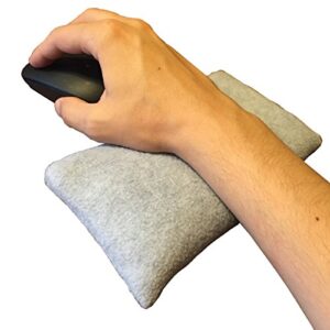 ergonomic wrist rest bean bag for computer mouse for pain relief of tendinitis, carpal tunnel, and forearm discomfort