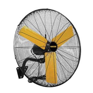 master 24 inch industrial high velocity wall mount fan - direct drive, all-metal construction with steel-coated safety grill, 3 speed settings (mac-24w)