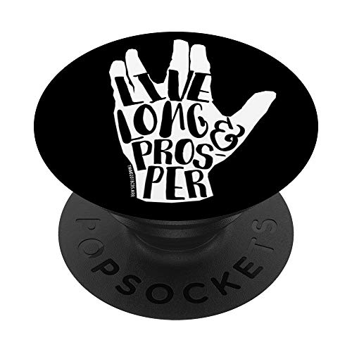 Star Trek Salute Sketch PopSockets Stand for Smartphones and Tablets PopSockets PopGrip: Swappable Grip for Phones & Tablets