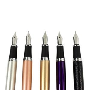 Zoohot 5 pcs jinhao x750 Fountain Pen Set Medium Nib Business Executive Pen