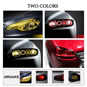 1797 Car Light Tint Film Headlight Fog Light Taillight Red Tinted Vinyl Tail Back Color Sticker Self Adhesive Shiny Chameleon Accessories Parts 48''x12'' 1pc