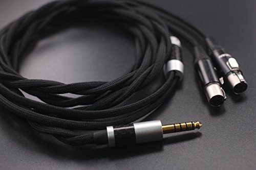 KK Cable TV-AK HiFi WM1A/1Z, NW-ZX300A, PHA-2A 4.4MM Male Balanced for LCD-2 LCD-3 LCD-4 LCD-X LCD-XC etc. Headphones, TV-AK (1.5M/4.9ft)