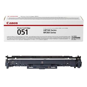 canon genuine-drum, cartridge 051 black (2170c001), 1 pack, for canon imageclass mf269dw, mf267dw, mf264dw, lbp162dw laser printers
