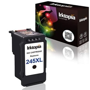 inktopia compatible ink cartridge replacement for canon pg 245xl 245 xl pg-243 (single black) used in canon pixma mx492 mx490 ip2820 mg2420 mg2522 mg2555 mg2920 mg2922 ts302 printer