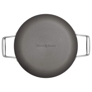 Amazon Brand – Stone & Beam 12-Piece Kitchen Cookware Set, Pots and Pans, Hard-Anodized Non-Stick Aluminum