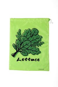 kikkerland polyester lettuce bag, green
