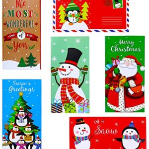 Iconikal Christmas Gift Card/Money Holders and Envelopes, 30-Count