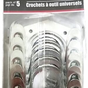 Universal Utility Tool Hooks; 5 per pack - (2 packs)