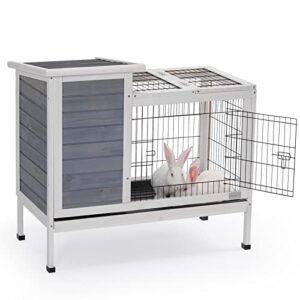 petsfit guinea pig cage rabbit hutch rabbit cage bunny cage bunny hutch guinea pig hutch with pull out tray