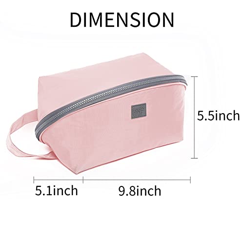 iN. Large Packing Organizer Bra Underwear Storage Bag Travel Lingerie Pouch Organizer Portable Pink … (pink)