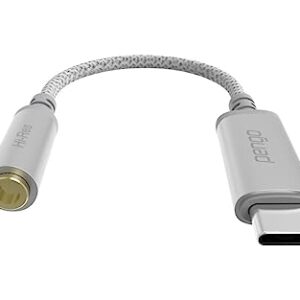 pengo USB C to 3.5mm Audio Adapter, USB-C to Audio Jack, Hi-RES DAC 192khz/24bit, USB Type C Headphone Jack Adapter for iPadPro, AUX Adapter for Pixel 3/4/5 XL, S9,S10,S21,S20,S22 Note 10 and More