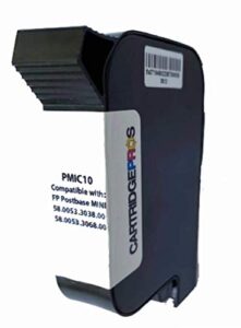 made in the usa - compatible pmic10 ink cartridge for use in postbase mini postage meters