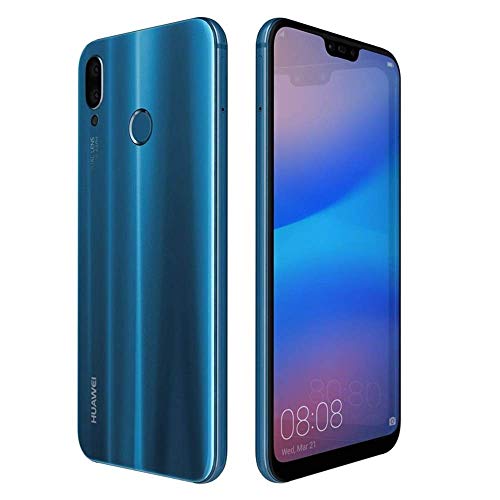 Huawei P20 Lite 64GB Klein Blue, Dual Sim, 5.84” inch, 4GB Ram, (GSM Only, No CDMA) Unlocked International Model, No Warranty